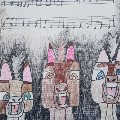 Ziemas izstādes darbi