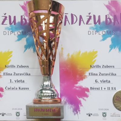 Sporta deju sacensības Ādažos. Lepojamies!