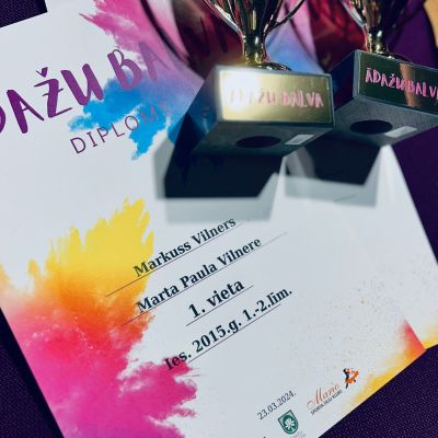 Sporta deju sacensības Ādažos. Lepojamies!