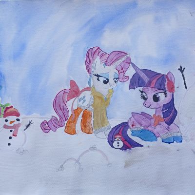 Ziemas izstādes darbi