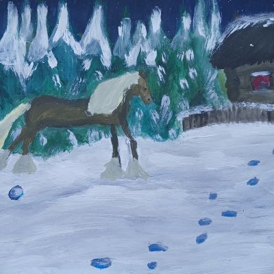 Ziemas izstādes darbi