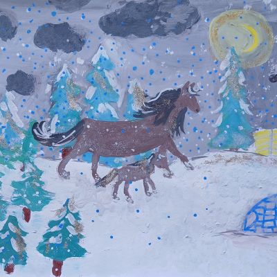 Ziemas izstādes darbi