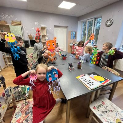 Rudens meistarklases bērniem – kopā piedzīvots prieks, sadarbība un iedvesma! ????