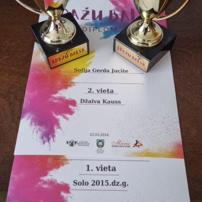 Sporta deju sacensības Ādažos. Lepojamies!
