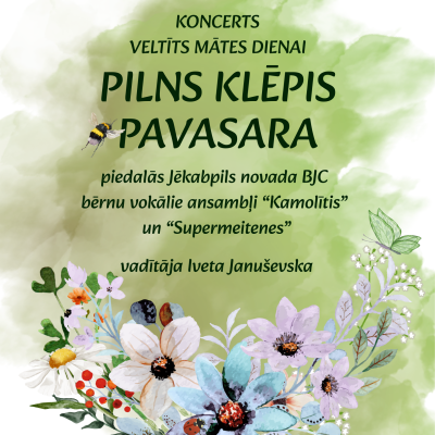 Pilns klēpis pavasara
