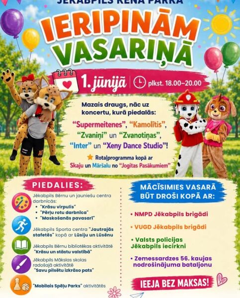 Bērnu svētki Kena parkā!