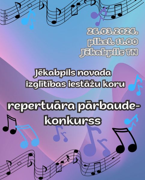 Skanam kopā ar koriem!