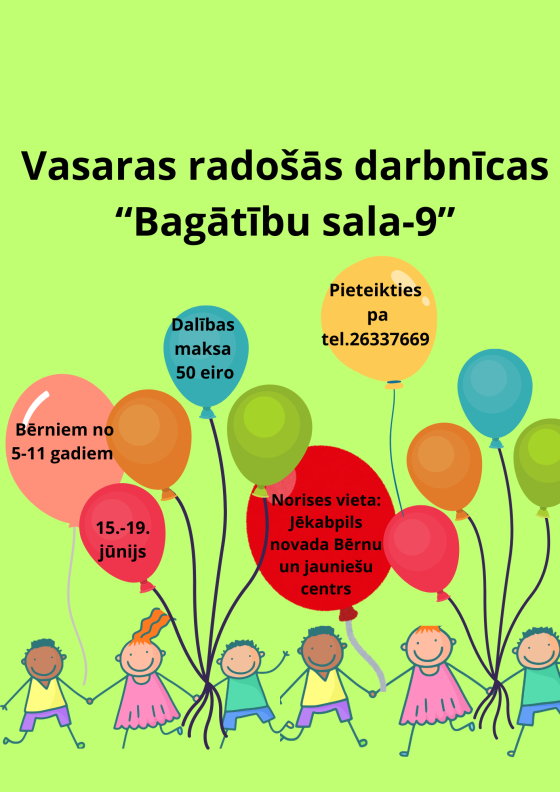 Radošās darbnīcas “Bagātību sala-9” (BLK 