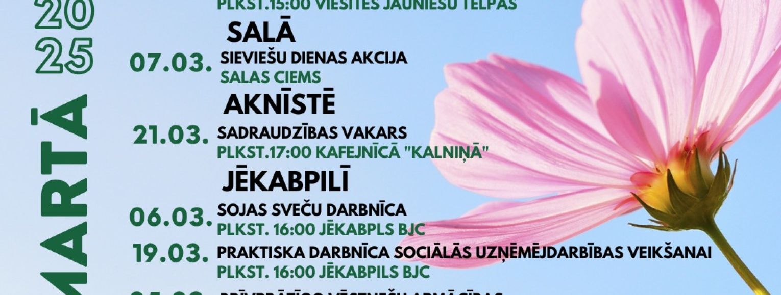 Aktivitātes Jauniešiem!